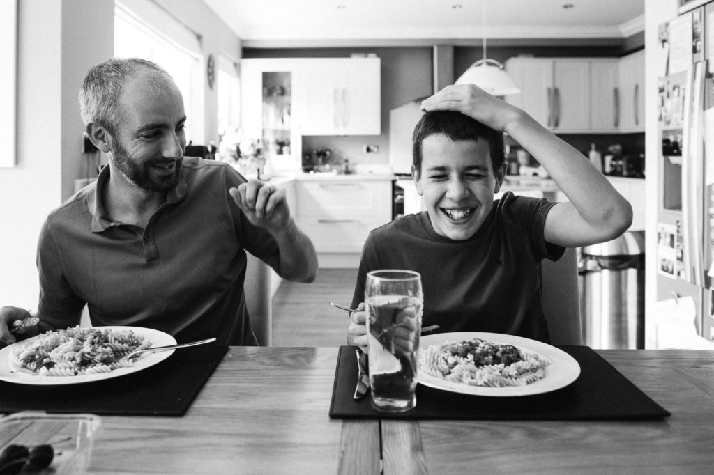 Capture your family at dinner time with a documentary photography session