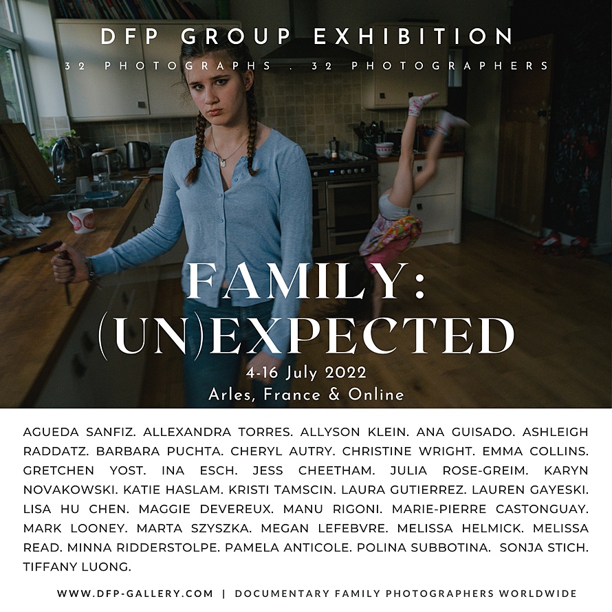 Work by Emma Collins on Family Unexpected poster Les Rencontres Arles 