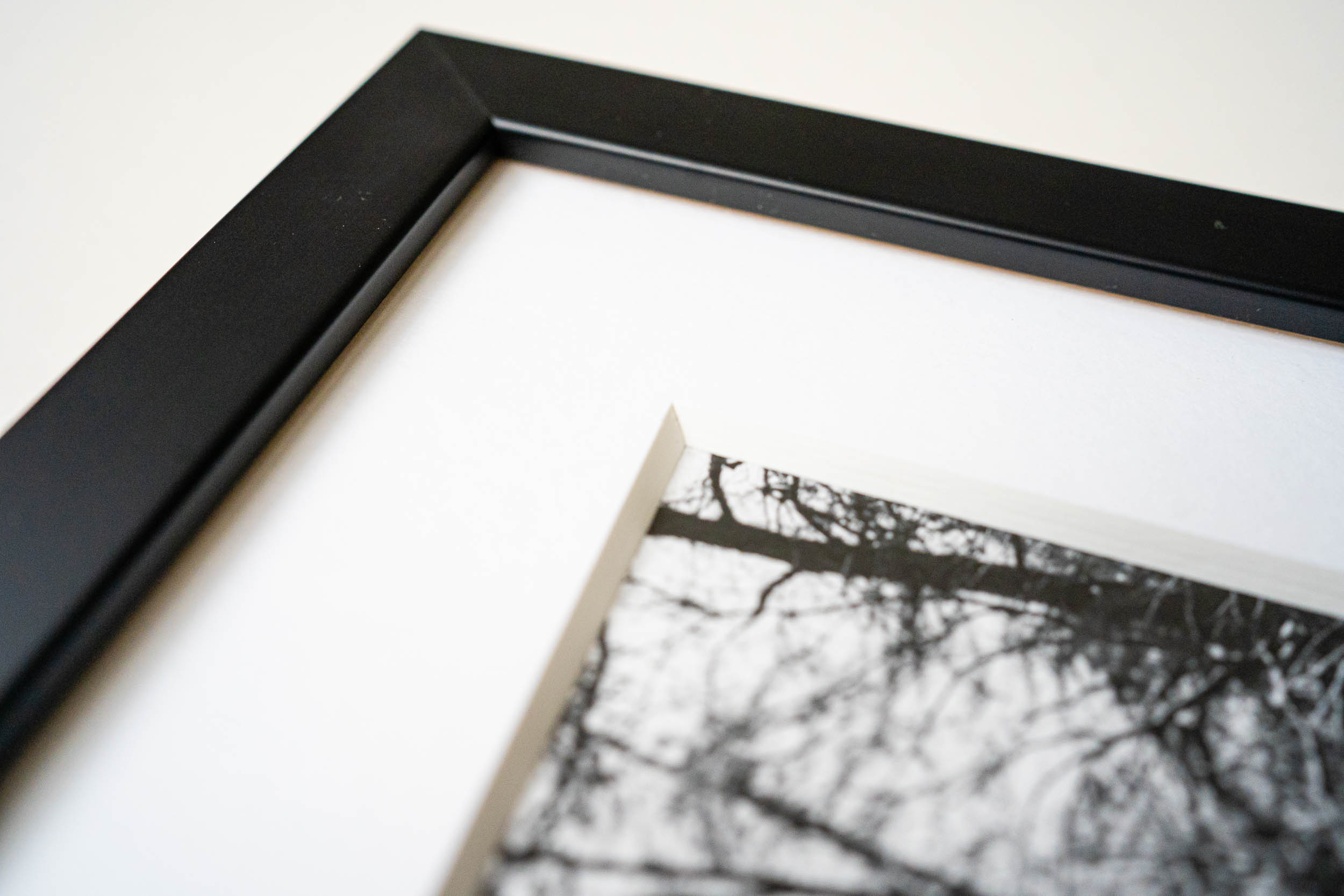 Classic Framed fine art prints with deep mount