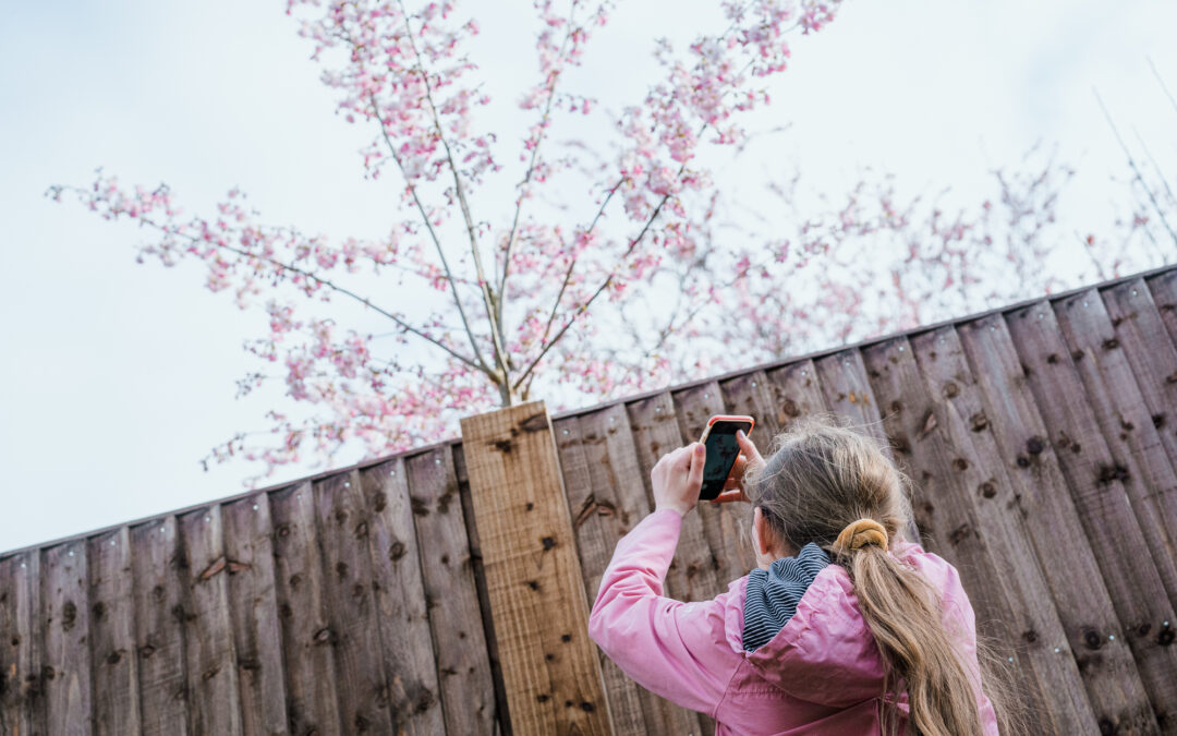Easter photography activity for kids | Springtime scavenger hunt